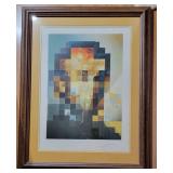 Salvador Dali Lincoln in Dalivision Signed and Numbered Framed Print 39/350