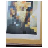 Salvador Dali Lincoln in Dalivision Signed and Numbered Framed Print 39/350