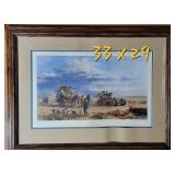 LE Framed Print Peking to Paris 1907 by Alan Fearnley, 305/500