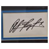 AJ Foyt Autograph with Corvette Grand Sport by Steve Foster