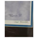 AJ Foyt Autograph with Corvette Grand Sport by Steve Foster