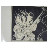 The Stomach Dance Illustration by English Artist Aubrey Beardsley 1893