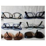 Collection of 9 Contemporary Eye Glass Frames