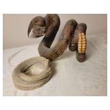 Resin Rattlesnake Decorative Accents