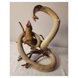Taxidermy Mount Cobra vs. Mongoose, as