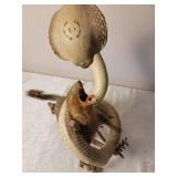 Taxidermy Mount Cobra vs. Mongoose, as