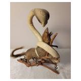Taxidermy Mount Cobra vs. Mongoose, as