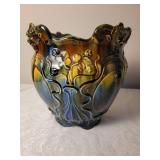 Antique Majolica Jardinaire Planter