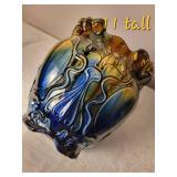 Antique Majolica Jardinaire Planter