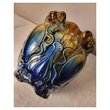 Antique Majolica Jardinaire Planter