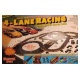 Tyco 4 Lane Slot Car Racing System, NIB