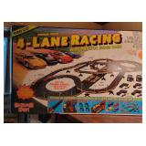 Tyco 4 Lane Slot Car Racing System, NIB