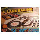 Tyco 4 Lane Slot Car Racing System, NIB