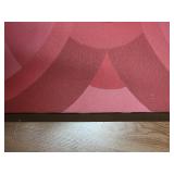 Retro Geometeric Acrylic on Canvas Mod Artwork