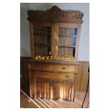 Antique Oak Kitchen Cupboard