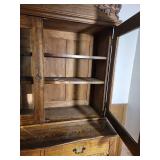 Antique Oak Kitchen Cupboard