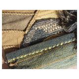 Vintage Macrame Weaving Mountainscape Wall Hanging