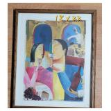 Italian Wine Tasting Collage Print by A. Powell