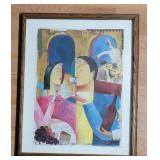 Italian Wine Tasting Collage Print by A. Powell
