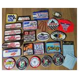Vintage Racetrack and Car Embriodered Patch Collection, B