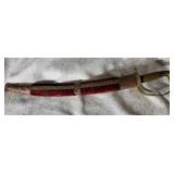 Brass Horsehead Handle Saber, India