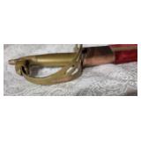 Brass Horsehead Handle Saber, India