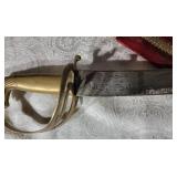 Brass Horsehead Handle Saber, India