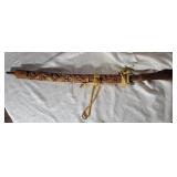 Fruitwood Carved Sheath Saber