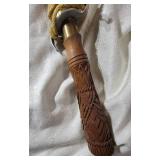 Fruitwood Carved Sheath Saber