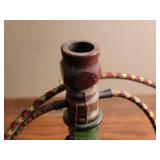 Vintage Green Mastercraft Moon and Stars Glass Hookah