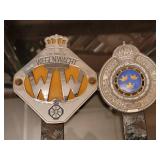 Vintage Dutch Wegenwacht Car Badges