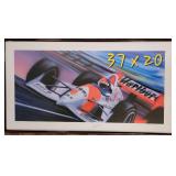 1989 Grand Bahama Grand Prix Signed Framed Poster