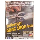 Nurburging Poster Bitburger ADAC 1000km