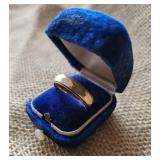 14K Yellow Gold Wedding Band Ring ~ Sz 10, 7g