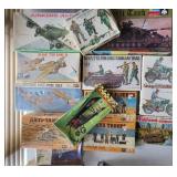 WWII Model Kits ~ Planes * Tanks * Soldiers * Bikes