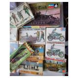 WWII Model Kits ~ Planes * Tanks * Soldiers * Bikes