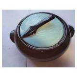 Vintage Shawnee Kenwood Sundial Covered Casserole Dish, as