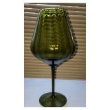 MCM Avocado Tall Stem Goblet Vase