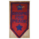 Janis Joplin Grope for Peace Banner