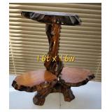 Folk Art Tiered Branch Display Stand