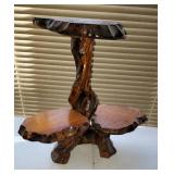 Folk Art Tiered Branch Display Stand