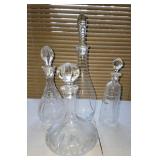 Crystal Decanter Colleection