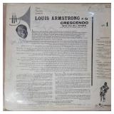 Autographed Louis Armstrong At The Crescendo Vinyl LP Album