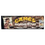 Camel Advertising Racetrack Banner