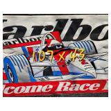Marlboro Advertising Racetrack Banner