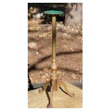 Tall Brass Pawfoot Shoppe Hat Stand