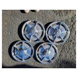 Set of 4 Corvette Hubcaps