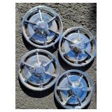 Set of 4 Corvette Hubcaps