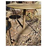 Patio Bistro Table with 3 Chairs