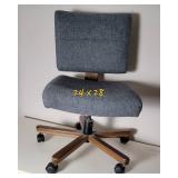 Steel Blue Office Desk Chair